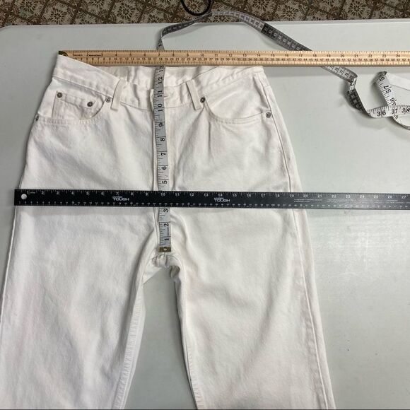 LEVIS Vintage 512 Slim fit tapered leg White‎ Size 12 Mis-M,Made in USA 3/2000 - Picture 6 of 13